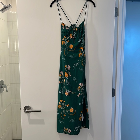 UO April Tie-Back Midi Slip Dress - Picture 4 of 8